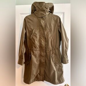 Banana Republic Women's Utility Jacket in Olive w Hood
